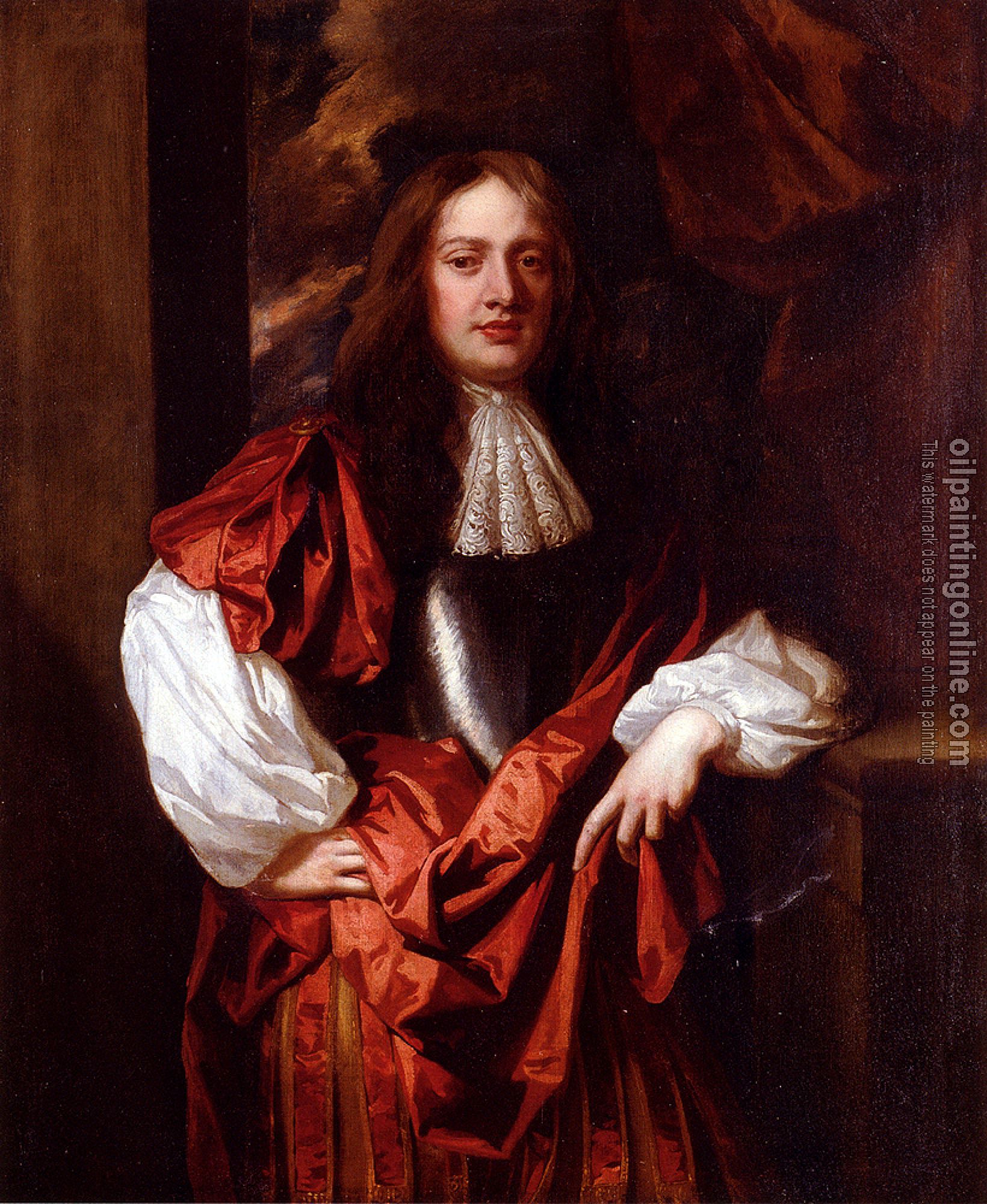 Sir Peter Lely - Portrait Of The Hon Charles Bertie Of Uffington